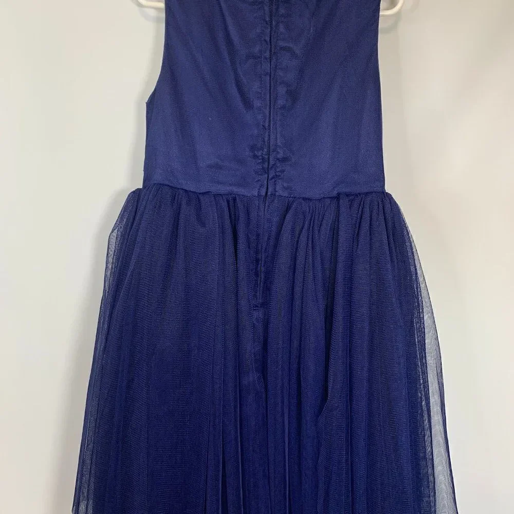 Place Jeweled Blue Dress